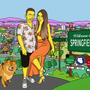 Custom Simpsons Portrait - Turn Your Photos Into An Iconic Character [DIGITAL ONLY]