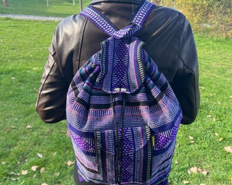 Bunter Rucksack aus Mexiko – Handgemacht im Boho Stil – Perfekt für Reisen, Festival & Alltag