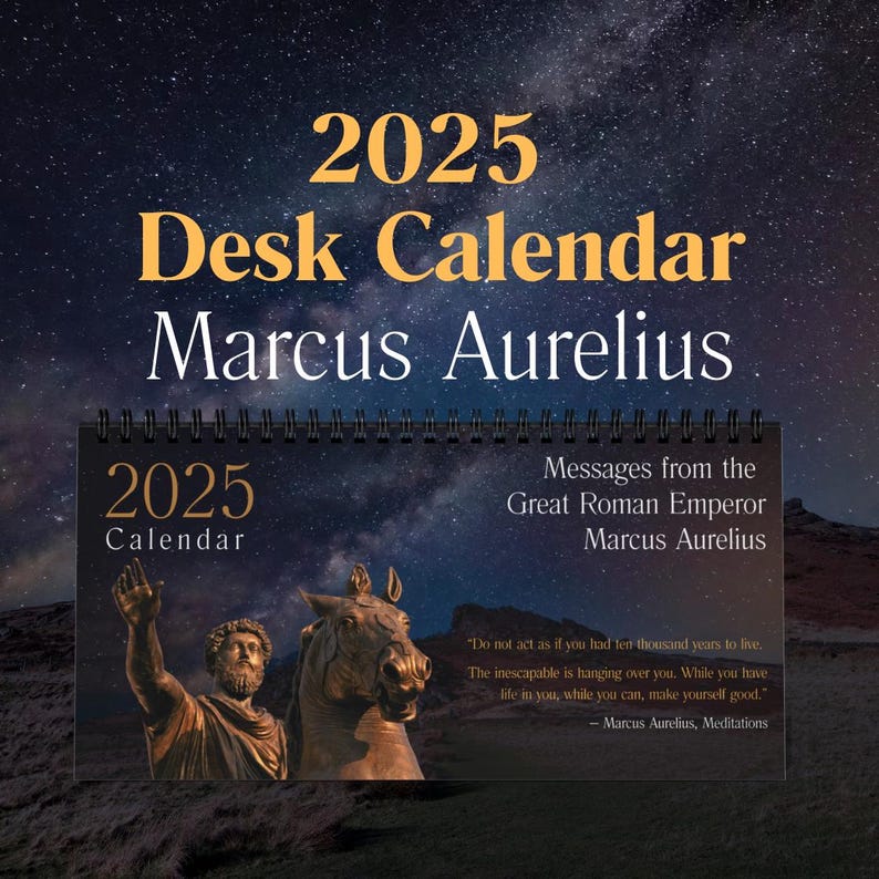 2025 Desk Calendar Marcus Aurelius Meditations With Universe Il 794xN.6543800131 Pxpm