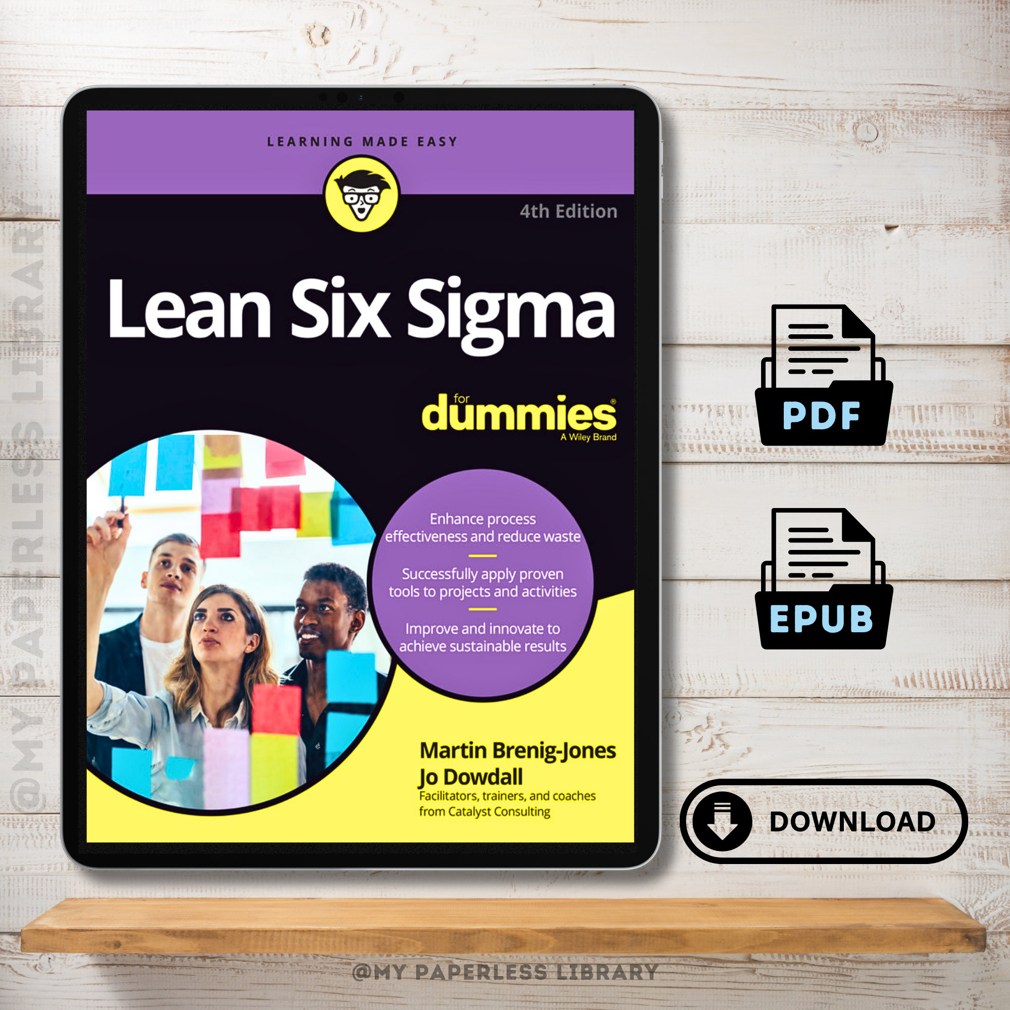Management　Edition　Lean　4th　Six　Business　Sigma　for　Dummies　Etsy