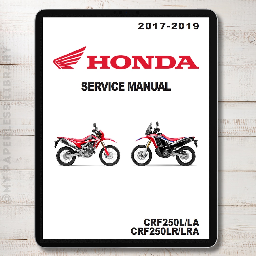 2017 CRF250R SERVICE MANUAL PDF visual data 4