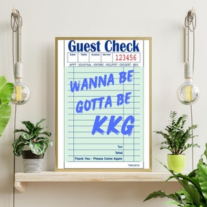 Preppy Guest Check Kappa Kappa Gamma