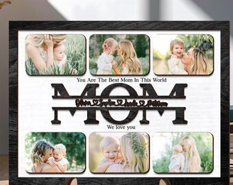Personalized Photo Wooden Frame,Mommy Photo Frame,Mother Day Gift,To Mom From Child, Photo Gifts For Mother's Day,Photo Keepsake For Mom,