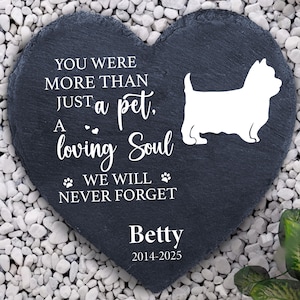 Custom Dog Shape Memorial Garden Stone,Engraved Pet Memorial Garden Stone,Pet Grave Marker Tribute,Pet Loss Gift,Outdoor Remembrance Gift,