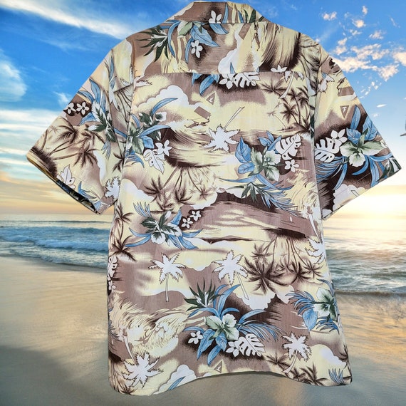 Vintage Mens XL Roundy Bay Button Down Hawaiian S… - image 2