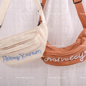 Personalized Belt Bag with Name – Custom Fanny Pack, Crossbody Bag, Travel Pouch