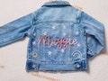 Charming Personalized Denim Jacket for Babies and Toddlers - Custom Name Jean Jacket - Ideal Gift for Baby Showers or Birthdays