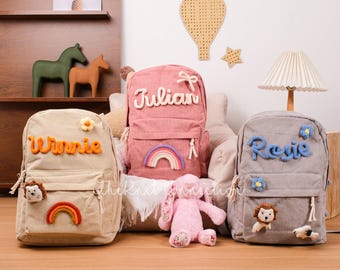 Personalized Toddler Backpack – Custom School Bag for Kids with Name & Fun Design
