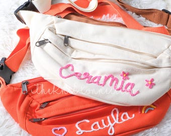 Personalized Belt Bag with Name – Custom Fanny Pack, Crossbody Bag, Travel Pouch