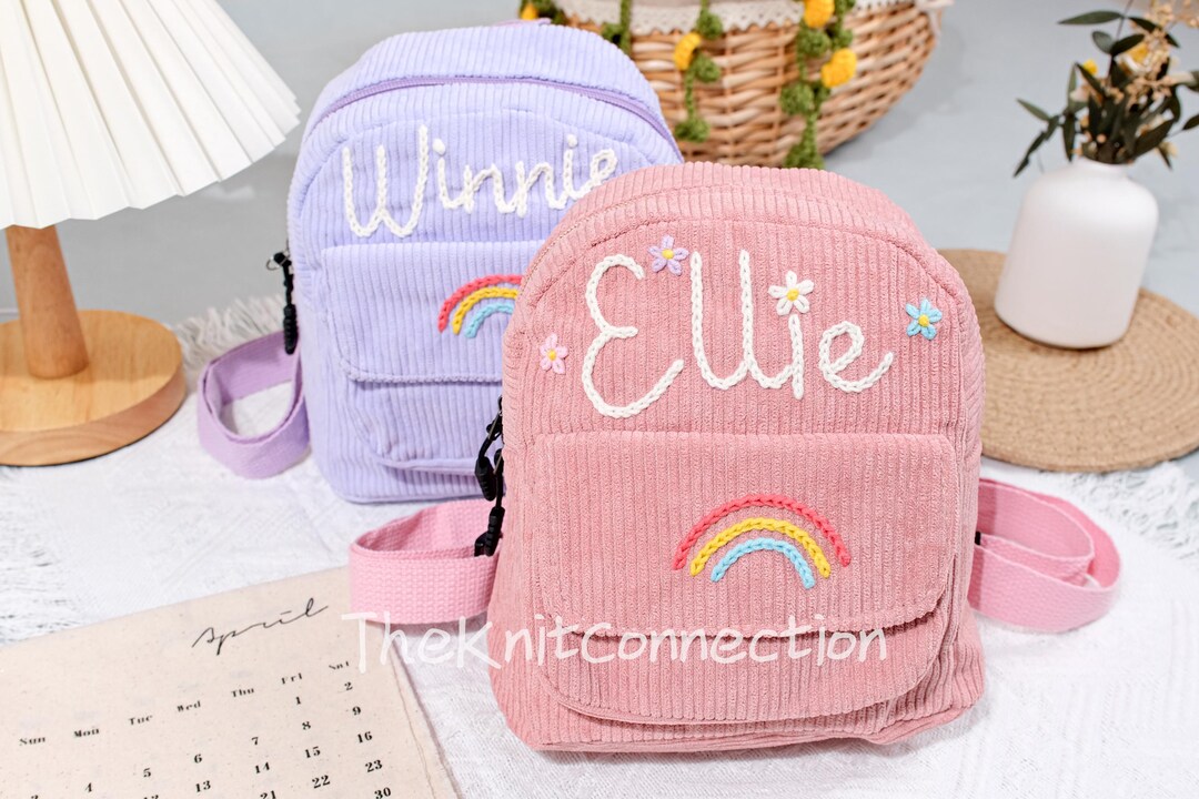 Unique Kids Backpack, Customized Toddler Bag, Fun Preschool Mini Pack