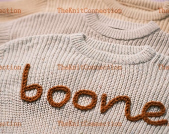 Customized Baby Sweaters: Adorably Hand-Embroidered