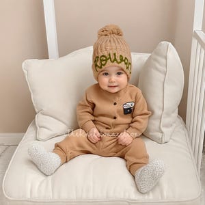 Custom Cozy Winter Hat for Kids | Embroidered Baby & Toddler Hat | Unique Gifts for Children
