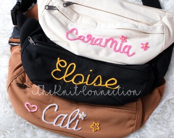 Personalized Belt Bag with Name – Custom Fanny Pack, Crossbody Bag, Travel Pouch