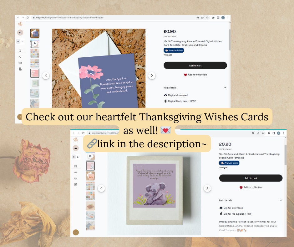 Thanksgiving Editable Menu Template - Etsy