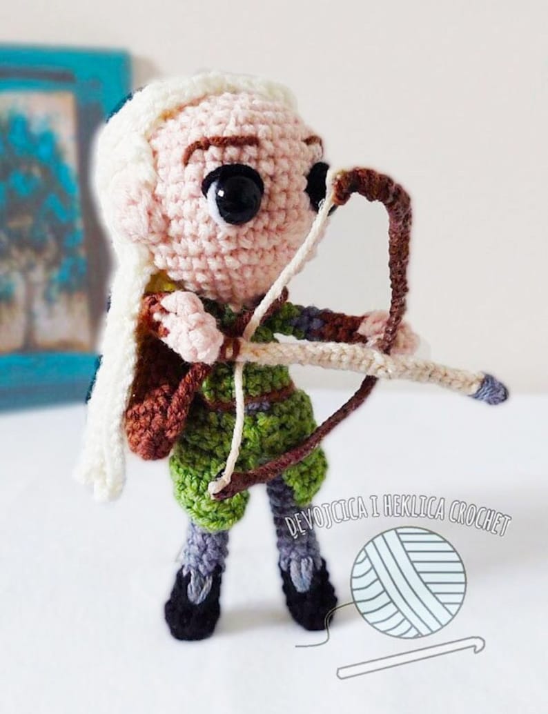 Crochet Legolas Greenleaf Amigurumi Pattern [english-french] - Etsy