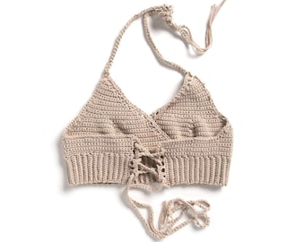 Crochet bralette PATTERN , crochet top pattern Bralette Top Pattern Crochet Crop Top Crochet Lace Top Crochet Bikini Top Crochet Bra