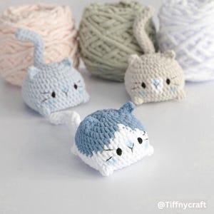 3-in-1 No-Sew Cat Bun & Cat Loaf Amigurumi Crochet Pattern Bundle  Instant PDF in 5 Languages English Spanish Portuguese German French