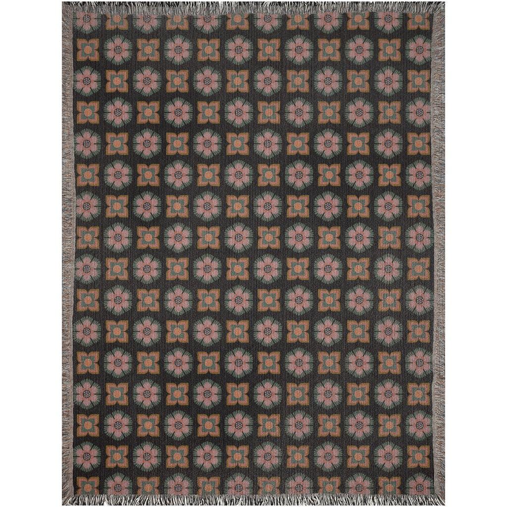 Floral Medley Woven Throw Blanket