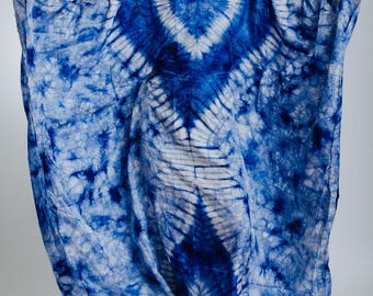 Mohobelo 2.0 – Adire Silk Bubu Dress
