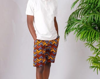 Zouglou - African Print Shorts