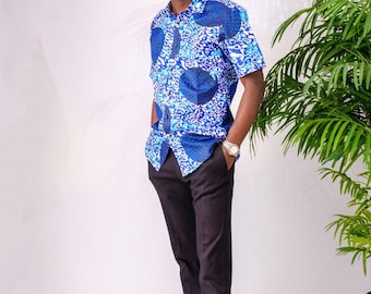 Skelewu - African Print Shirt