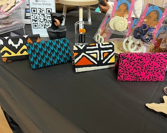 Ankara Fabric Cardholder