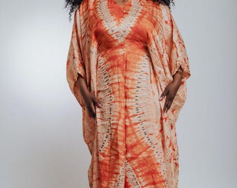 Umxhentso 2.0 – Adire Silk Bubu Dress