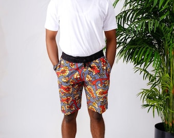 Soukous -  African Print Shorts