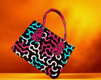 Ncegele - African Print Handbag