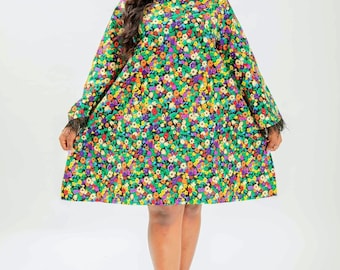 Guedra - African Print Dress