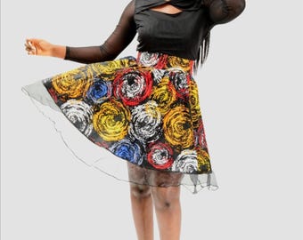 Lamban - African Print Skirt