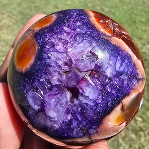 Red and Purple Moss Agate (Dye Added)