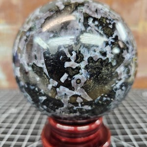 Huge Indigo Gabbro Sphere (110mm)