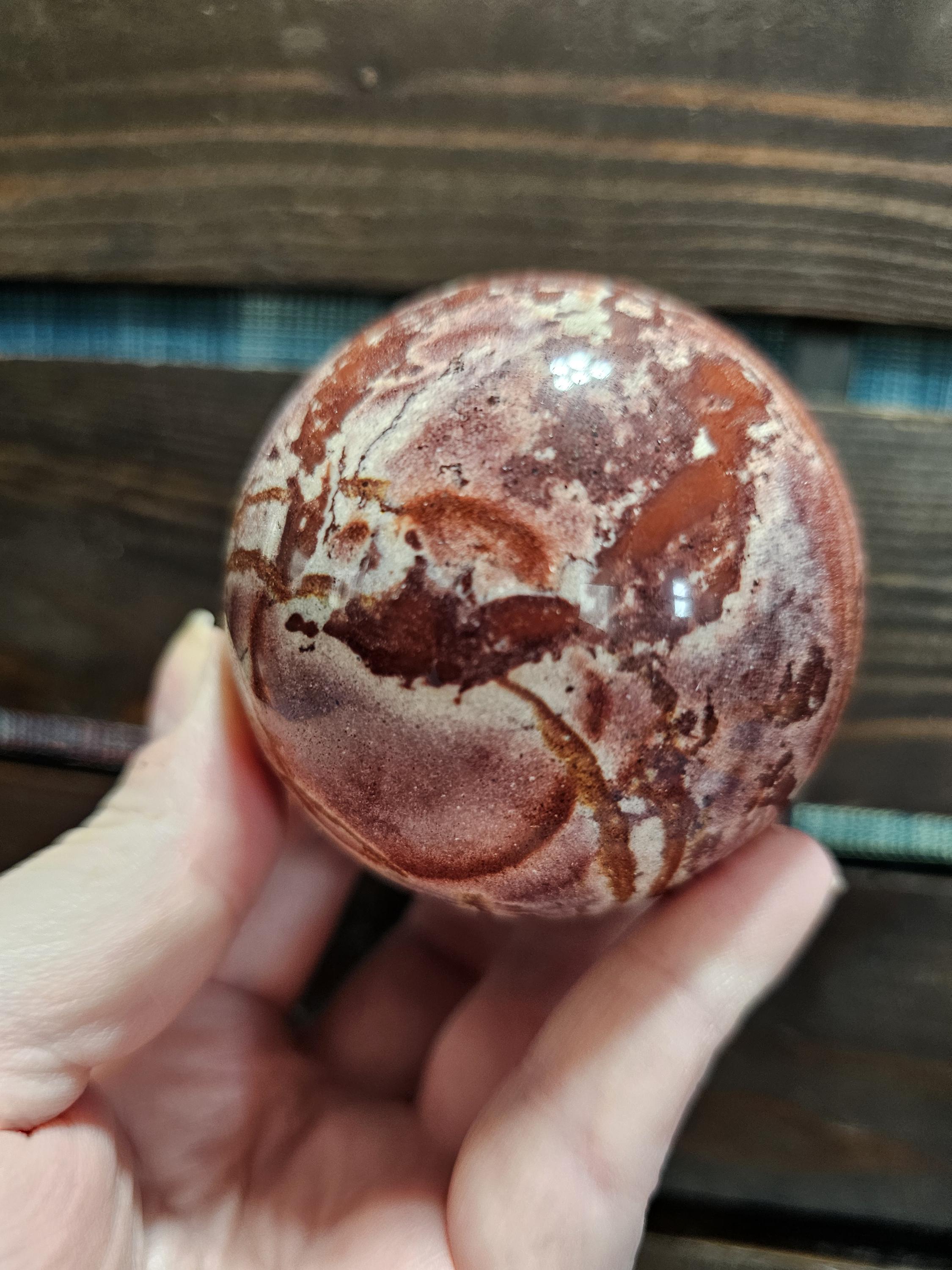 Rainbow Rhyolite Sphere (69mm) - Etsy