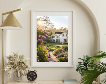 Farmhouse Garden Landscapes | Large Digital Print