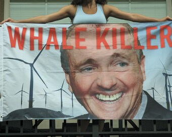 Big Wind Whale Killer Flag - NJ Governor