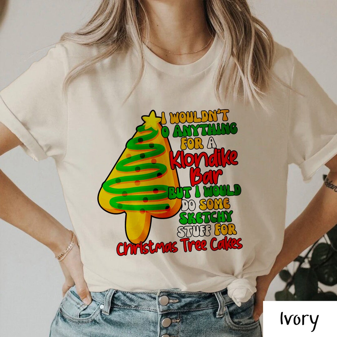 Christmas Tree Cake Shirt Comfort Colors Christmas Cake Etsy