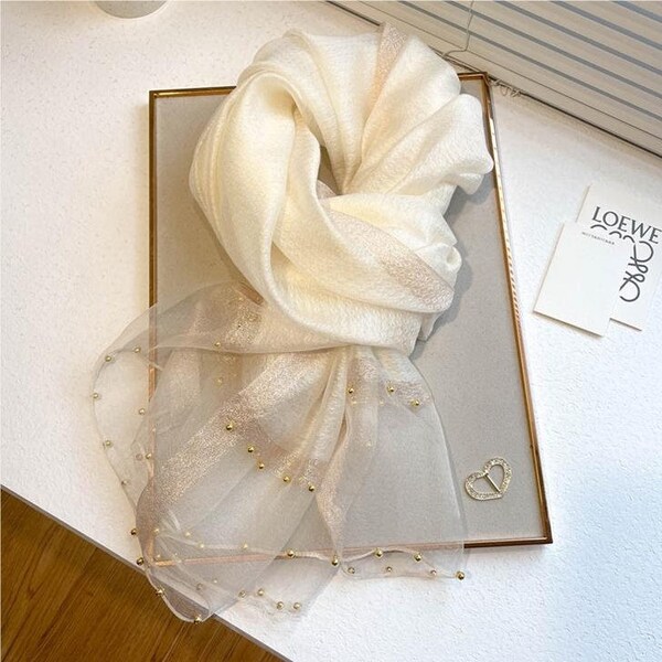 beaded bridal shawl