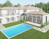 Exterior Home Design Rendering Service, Garden Design, Landscape Design