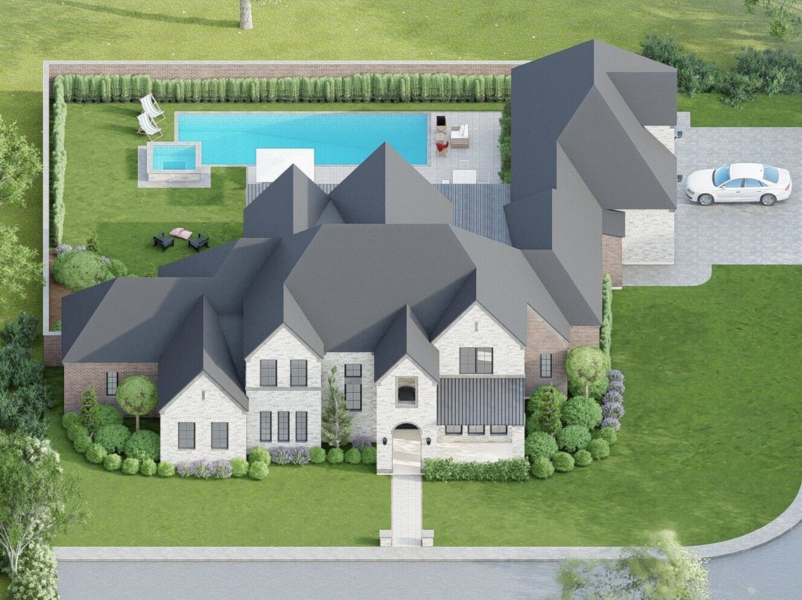 Online House Exterior Design, 3D Architectural Rendering, Realistic ...