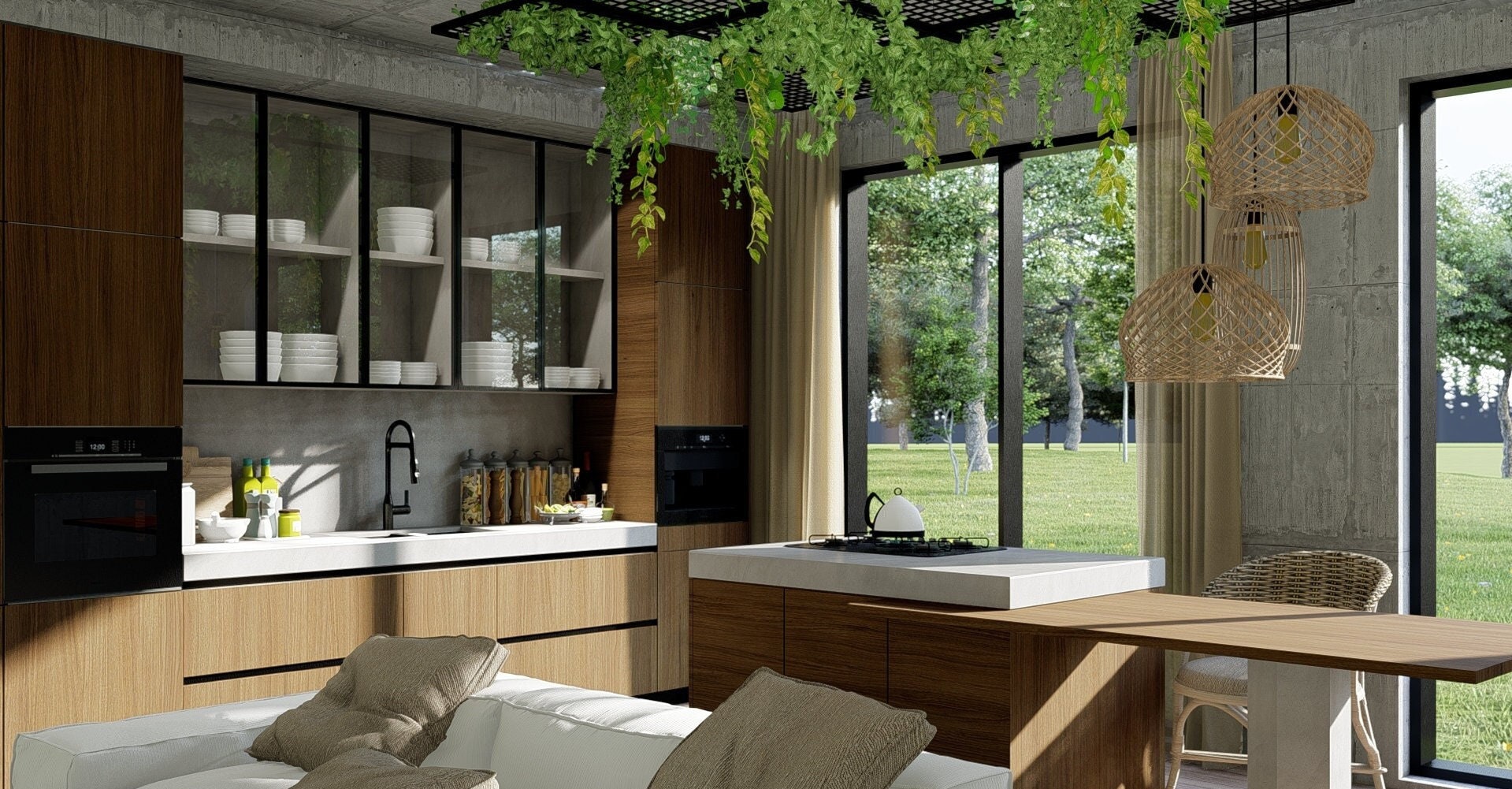 Kitchen Interior Design, Interior Visualization, Kitchen Renovation