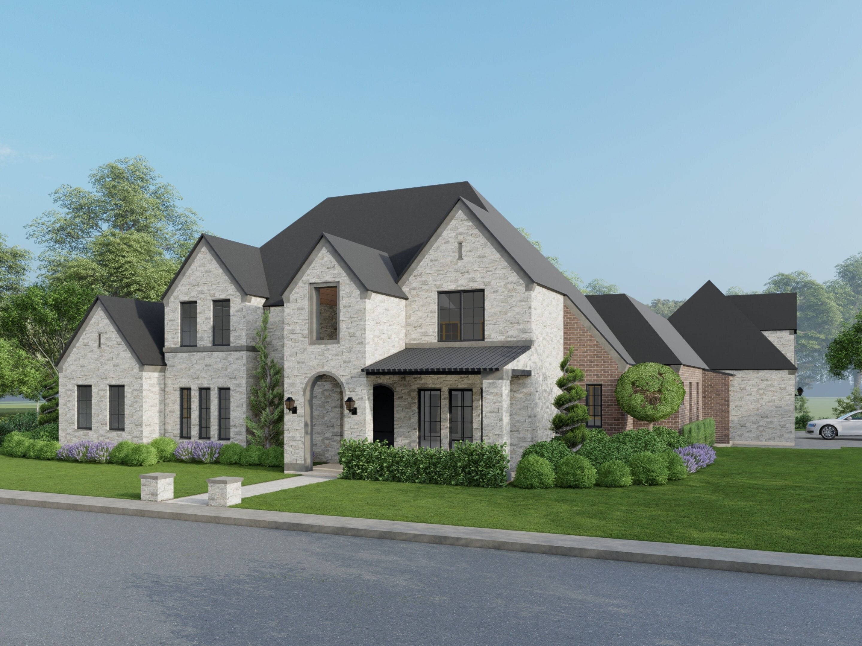 Online House Exterior Design, 3D Architectural Rendering, Realistic Visualization, Custom Design
