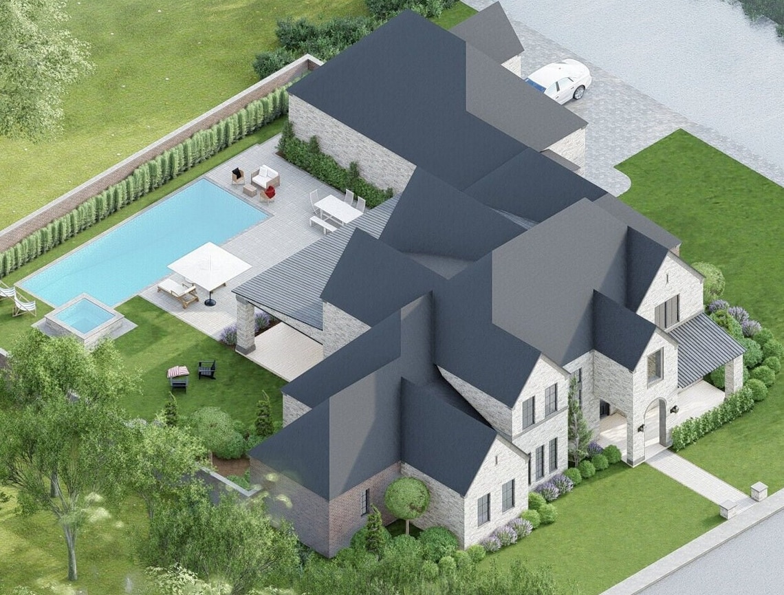 Online House Exterior Design, 3D Architectural Rendering, Realistic ...