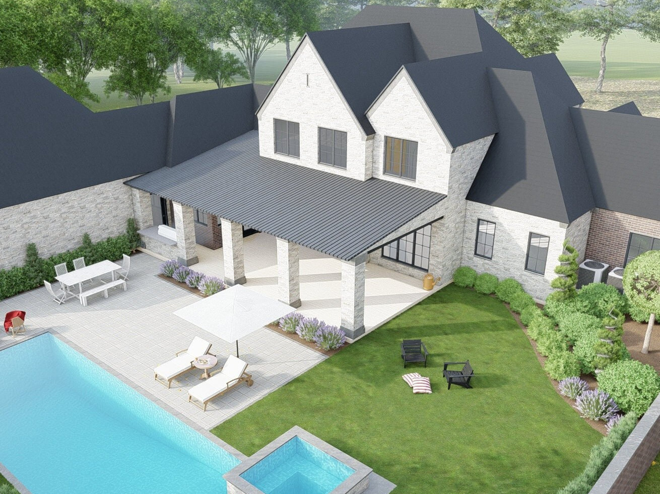 Online House Exterior Design, 3D Architectural Rendering, Realistic ...