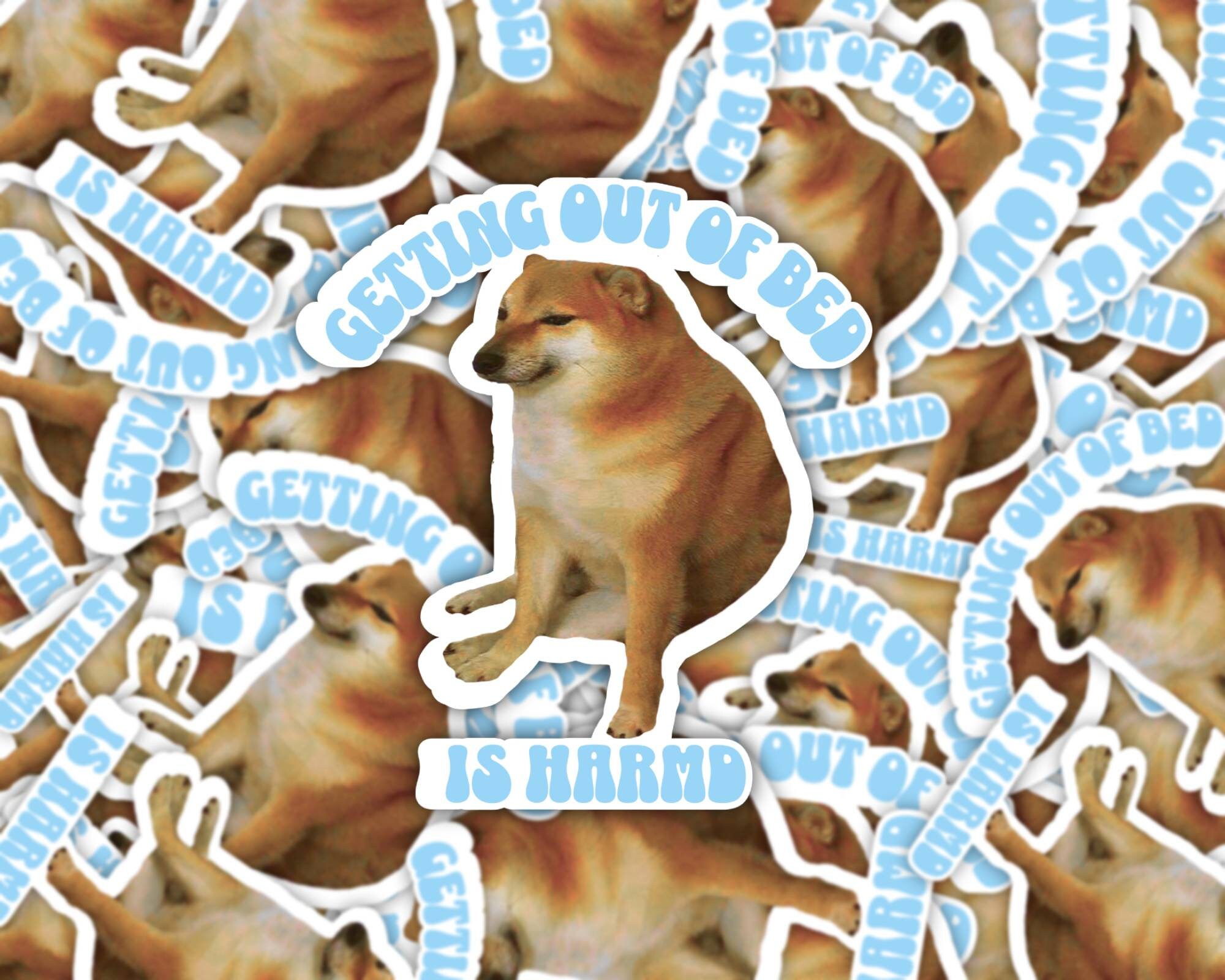Cheems Dog Meme' Sticker