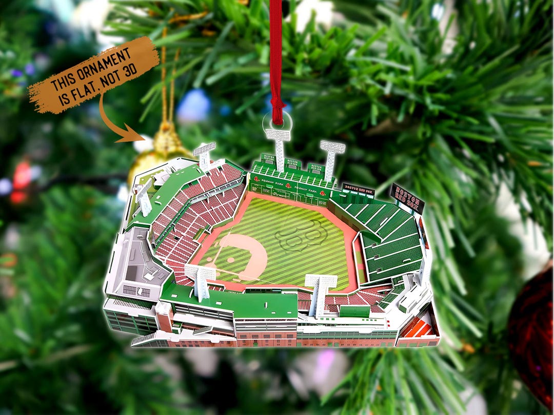 Playing Baseball Ornament, Custom Name Christmas Decor, Personalized ...
