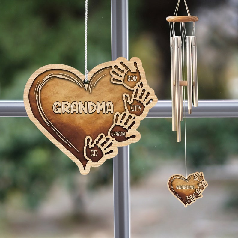 Sympathy Wind Chimes with Suncatcher Baby in Heaven