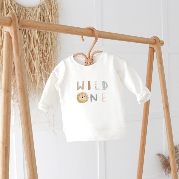 Bügelbild Wild One | Bilder zum Aufbügeln Bügelmotive für Kleidung oder Babykleidung Patches Kindermotive Kinder Baby Wild One Tiere Löwe