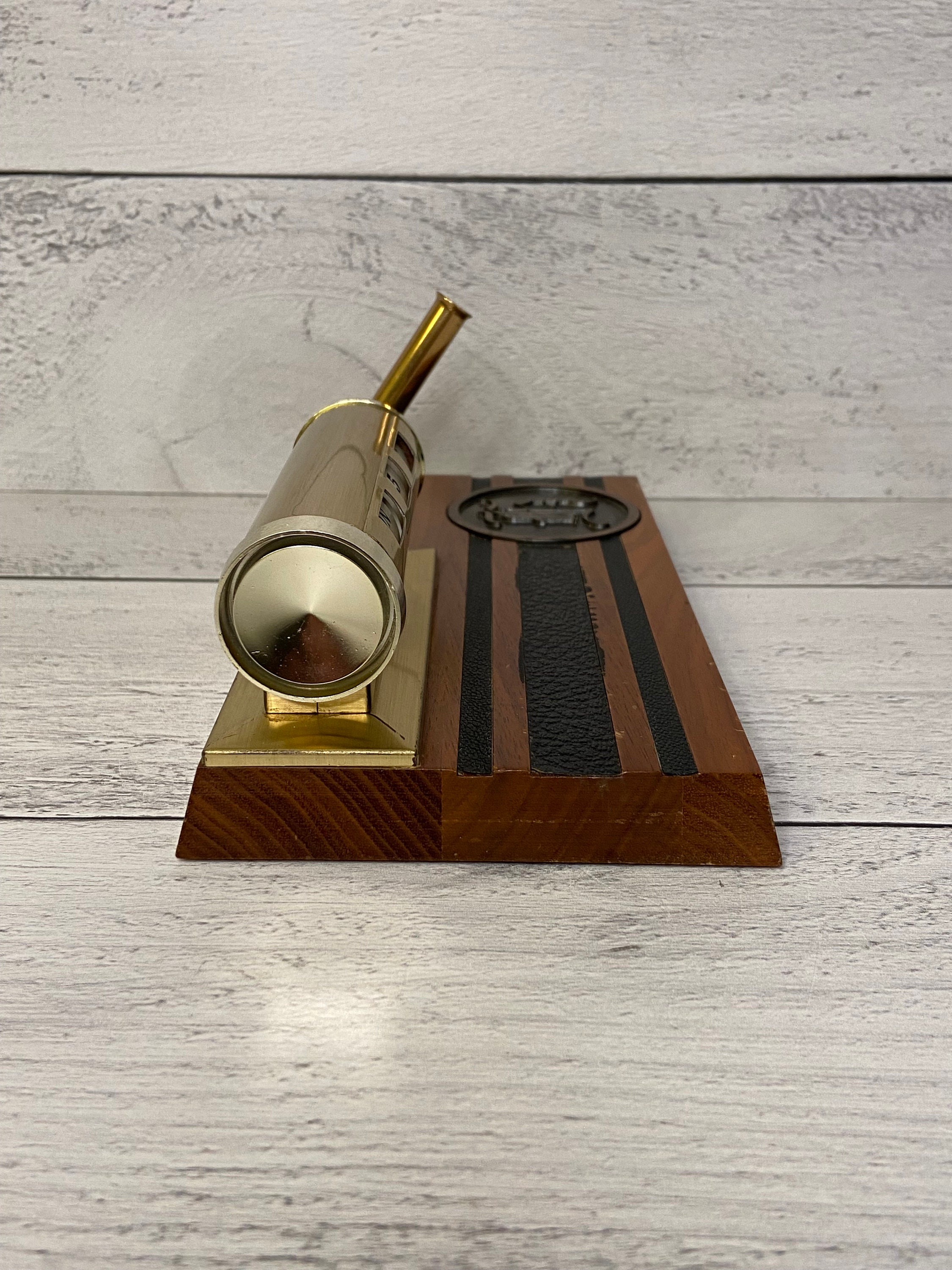 Vintage Desk Calendar With Pen Holder - Etsy