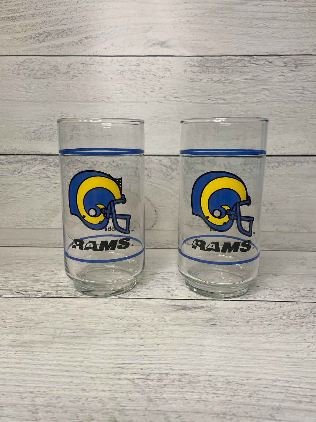 Collectors Football Team Glasses Etsy